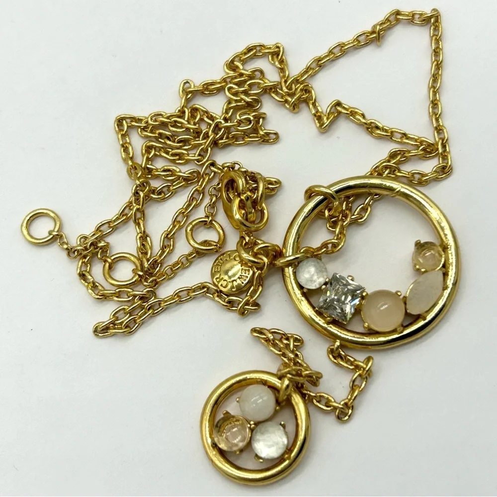J. Crew Jeweled Hoops Drop Necklace